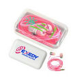 Techno Bass Earbuds - Pink